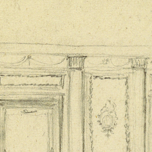 Drawing, Design for an Interior, 18th–19th century