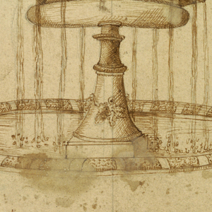 Drawing, Project for a Fountain, 1725–1800