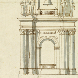 Drawing, Design for a Bell Tower, ca. 1704