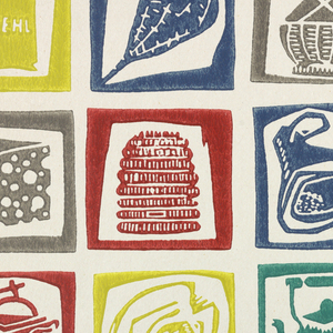 Sidewall - Sample, Kunstler Tapetan, 1959