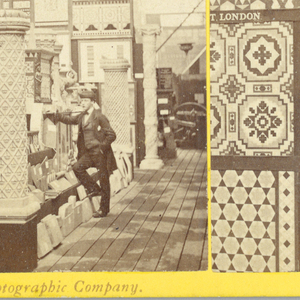 Stereograph Slides, Views of the London Exhibition of 1862