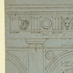 Drawing, Elevation of a Portico of Doric Order, 1750–1800