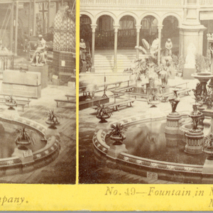 Stereograph Slides, Views of the London Exhibition of 1862