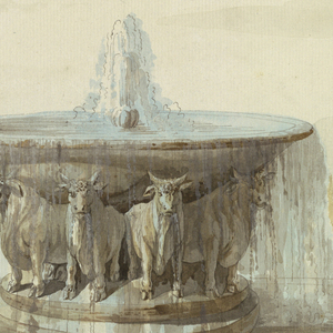 Drawing, Design for a Fountain, 1795