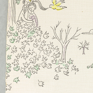 Sidewall - Sample, Kunstler Tapeten: Amor, 1959