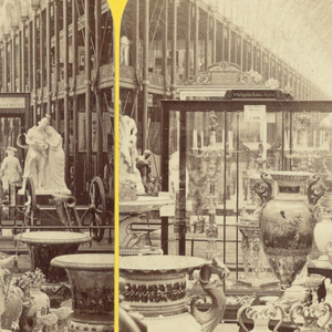 Stereograph Slides, Views of the London Exhibition of 1862