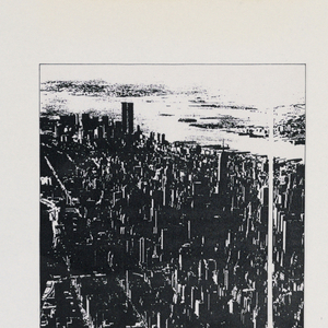 Drawing, Times Square I: 19  Line, 1984