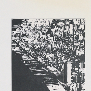 Drawing, Times Square I: The Cube, 1984