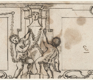 Drawing, Project for Carved Panelling, 1650
