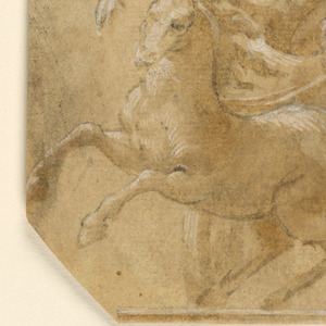 Drawing, Octagonal Panel Decoratio, 1675–1700
