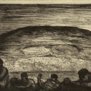 Print, "The Bargemen", ca. 1925