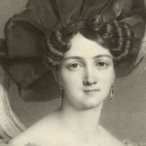 Print, Melle Noblet, ca. 1830