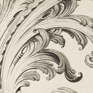 Print, Acanthus Leaf Design, 1740