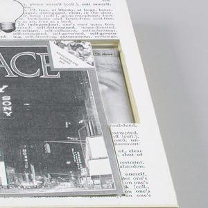 Package, Chiat/Day self-promotion, SONY Space, working copy, late 20th century