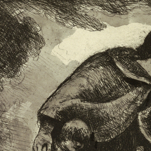 Print, "When the Wind Blows", ca. 1925