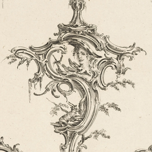 Print, Design for Wall Brackets, Plate 42 in One Hundred and Fifty New Designs, 1756–57