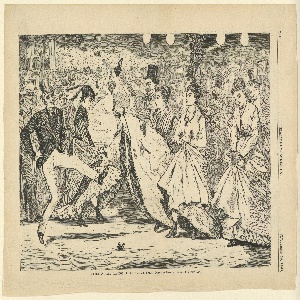 Print, A Parisian ball Dancing at the Mabille, Paris, Harper