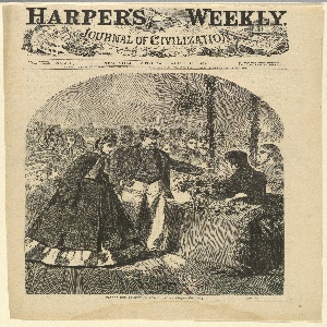 Print, Floral department of the Great Fair, Harper