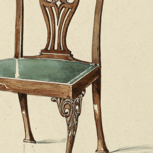 Drawing, Design for a Side Chair, 1920–30