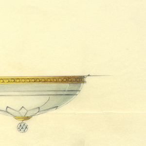 Drawing, Design for Lighting Fixture, ca. 1933