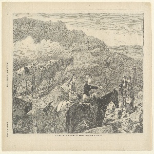 Print, Wood Engraving: The Summit of Mount Washington, Harper