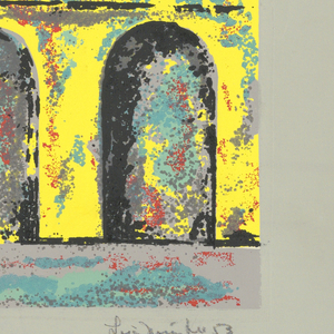 Print, Sin título, portafolio Estampas de San Juan, Centro de Arte Puertorriqueño (Untitled, Street Scene, Vignettes of San Juan Portfolio, Center for Puerto Rican Art), 1953