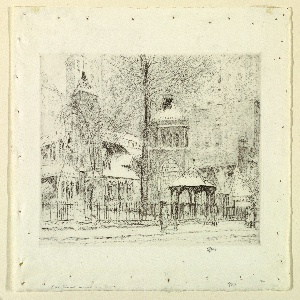 Print, Little Church Around the Corner, 1923