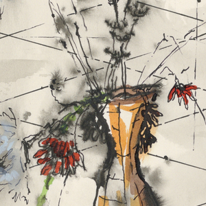 Drawing, Vase of Flowers, 1953