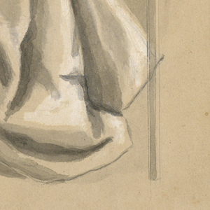 Drawing, A woman drawing, ca. 1860