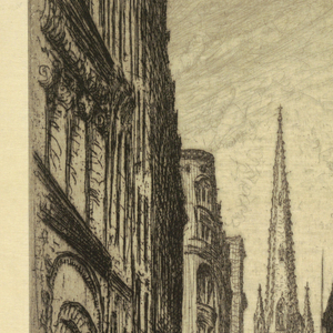 Print, Trinity Church from Wall Street, ca. 1896–1910