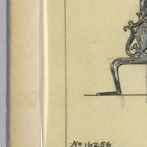 Drawing, Andiron, 20th century