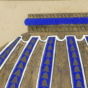 Drawing, Design for lampshade