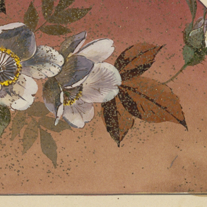 Drawing, Design for lampshade, 19th–20th century