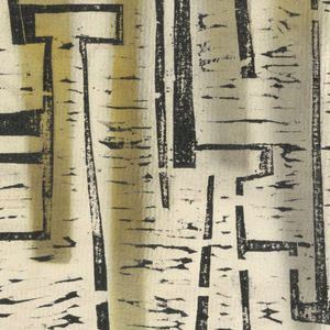 Print, Woodcut. Abstraction, 1953