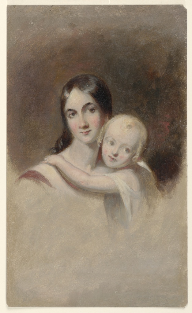 Drawing, Study for "Portrait of Mrs. James Robb and her Three Children," Ogden Museum of Southern Art, New Orleans, LA