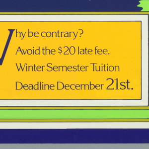 Poster, Mary, Mary, quite contrary how did your payment go?