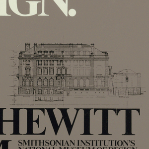 Poster, New York, The Design Center of the World, Finally has a Museum of Design.