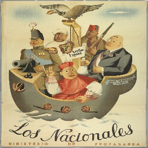 Poster, Los Nacionales (The Nationalists), ca. 1937