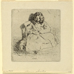 Print, Annie, Seated, 1859