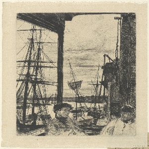 Print, Rotherhithe, 1860
