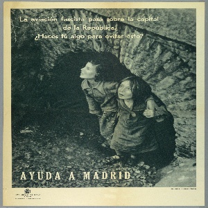 Poster, Ayuda a Madrid (Help Madrid), 1936–37