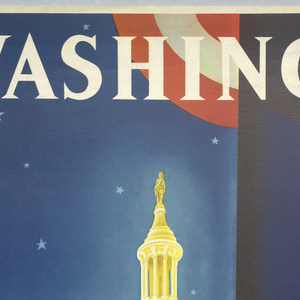 Poster, Travel Poster: Washington / Pennsylvania Railroad