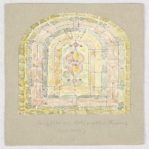 Drawing, Design for Light in Chapter Room, Carnegie Hall, New York, NY, ca. 1890