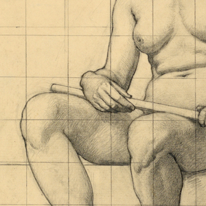 Drawing, Nude Study for 