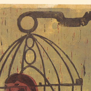 Print, Caged Bird, 1953