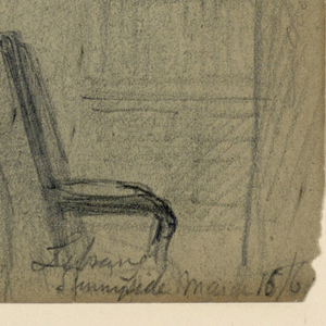 Drawing, Washington Irving