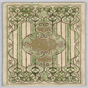 Drawing, Design for a Book Cover: The Complaining Millions of Men, ca. 1893