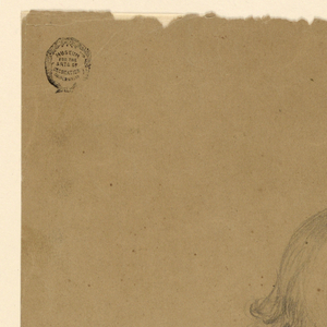 Drawing, Study for "Communion of the Sick", 1844–45