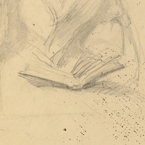 Drawing, Miss Elliot Seated, May 15, 1841