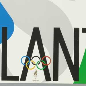 Poster, 1996 Atlanta Georgia Olympics, ca. 1995